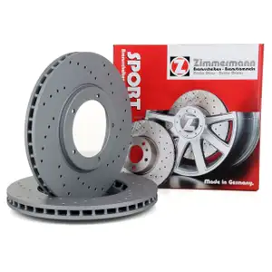Zimmermann SPORT Bremsscheiben Satz f&uuml;r PORSCHE 911 3.2 / SC Carrera 207-231 PS vorne