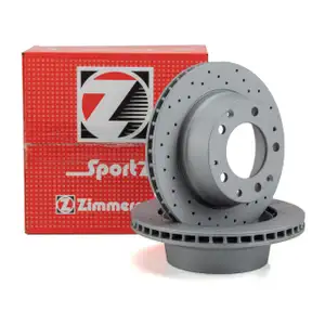 Zimmermann SPORT Bremsscheiben Satz f&uuml;r PORSCHE 911 3.1 / 3.2 Carrera hinten
