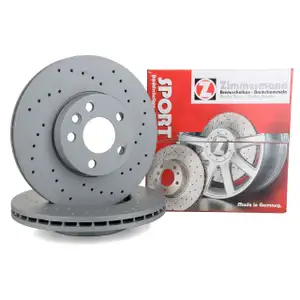 Zimmermann SPORT Brake Disc Set for VW Transporter T4 PR-1LB 16-inch Front