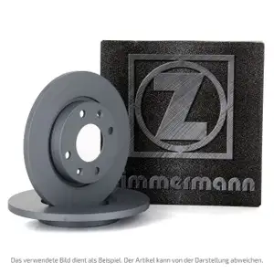 ZIMMERMANN Bremsscheiben Satz f&uuml;r FORD Puma J2K CF7 hinten 2413300