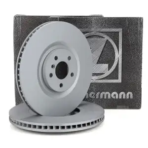 ZIMMERMANN Brake Disc Set for BMW 1 Series F40, X2 F39, MINI F56, F60, and John Cooper Works (Front)