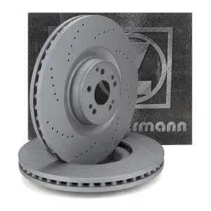 ZIMMERMANN Brake Disc Set for MERCEDES-BENZ GLE V167, C167, GLS X167 (Front) 1674211101
