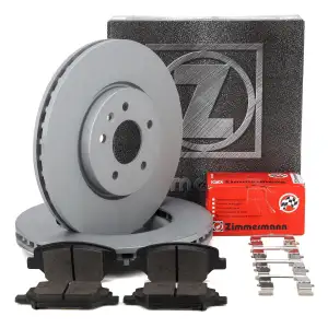 ZIMMERMANN Bremsscheiben + Bremsbel&auml;ge f&uuml;r OPEL Insignia B Zoll bis Fgst. L1999999 vorne