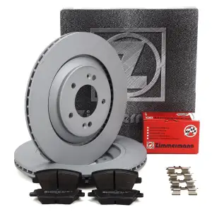 ZIMMERMANN Brake Discs + Brake Pads for HYUNDAI i30 N i30N PD 19-inch 250&ndash;280 hp (rear)