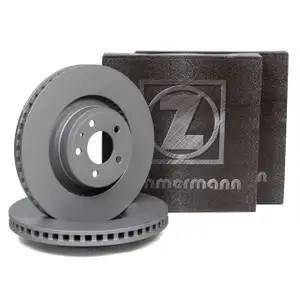 ZIMMERMANN Brake Disc Set for FORD Mustang MK6 2.3 EcoBoost 5.0 V8 (Front) 1915620