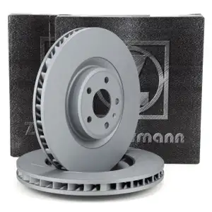 ZIMMERMANN Brake Disc Set for PORSCHE Macan (95B) PR-1LB/1LF (model year 2017 and later) &ndash; front