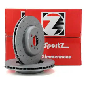 Zimmermann SPORT Brake Disc Set for BMW 5 Series F10 528i, 530i, 535i, 525d, 530d, 525i (Front)