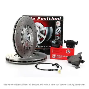 Zimmermann FORMULA Z Bremsscheiben + Bel&auml;ge f&uuml;r PORSCHE 991 3.8/4.0 GT3 / RS hinten