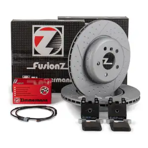 Zimmermann FORMULA F brake discs + Pads for BMW F30-34 and F32-36 with Rear Sport Package