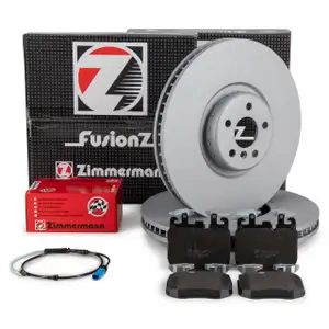 Zimmermann FORMULA F Bremsscheiben Bel&auml;ge Sensor f&uuml;r BMW G11/12 M760i M850i 840d vorne