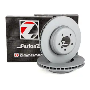 Zimmermann FORMULA F Brake Disc Set for BMW 5 Series E60, E61; 6 Series E63, E64 (Front)