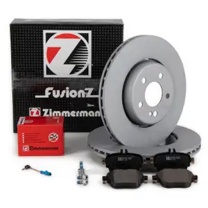 Zimmermann FORMULA S Bremsscheiben + Bel&auml;ge + Sensor f&uuml;r MERCEDES W213 S213 C/A238 hinten