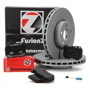 Zimmermann FORMULA S Bremsscheiben + Bel&auml;ge f&uuml;r MERCEDES W205 mit Sportpaket vorne