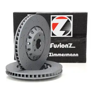 Zimmermann FORMULA Z Brake Disc Set for AUDI A6 C8, A7 4K, A8 4N, Q5 FY, Q7, Touareg (Front)