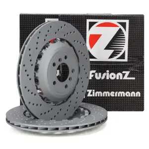 Zimmermann FORMULA Z Brake Disc Set for BMW 5 Series F10 M5, 6 Series F12, F13, F06 M6 (Rear)