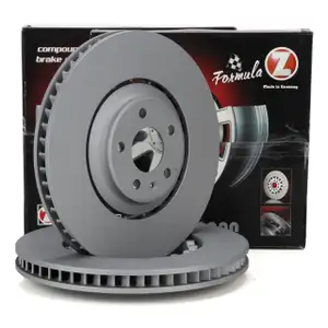 Zimmermann FORMULA Z Brake Disc Set for AUDI A6 C7, A7 4G, A8 4H (Front)