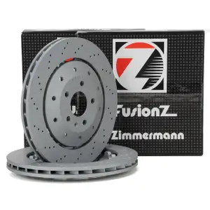 Zimmermann FORMULA Z Brake Disc Set for AUDI RS6 C6 580 HP PR-1KJ (Rear)