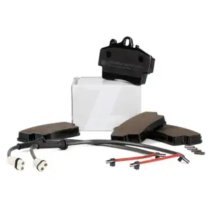 ZIMMERMANN pb:z Bremsbeläge + Wako für PORSCHE Boxster (986) 2.5 2.7 204-220 PS vorne