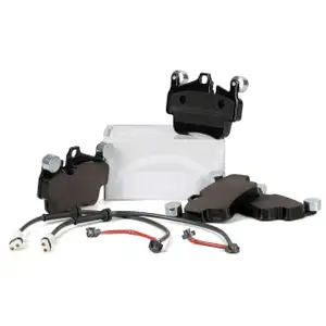 ZIMMERMANN pb:z Brake Pads + Wako for PORSCHE 997 3.8 Carrera S / GTS 355/408 hp (rear)