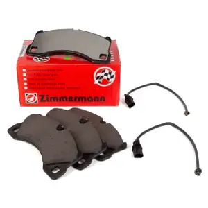 ZIMMERMANN Bremsbeläge + Warnkontaktsensor für PORSCHE Macan (95B) PR-1LH vorne