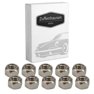 10x Mutter Sicherungsmutter M6 für PORSCHE 99908409402