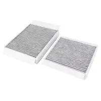 CARIPAR Innenraumfilter Aktivkohle Satz f&uuml;r CITROEN C3 II III PEUGEOT 207 208 I 1609998780