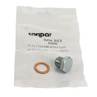 CARIPAR &Ouml;lablassschraube + Dichtring f&uuml;r BMW 1er E81-88 3er E90-93 Z4 E85 E86 11137553918