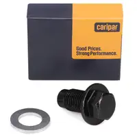 CARIPAR Ölablassschraube M12x125 + Dichtring für CITROEN C1 PEUGEOT 107 TOYOTA Aygo Yaris