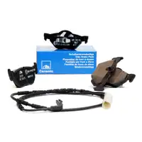 ATE Ceramic Bremsbel&auml;ge + Warnkontaktsensor f&uuml;r BMW 1er E81-88 3er bis 02.2010 hinten