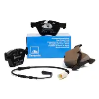 ATE Ceramic Bremsbel&auml;ge + Warnkontaktsensor f&uuml;r BMW 1er E81-88 3er bis 03.2010 vorne