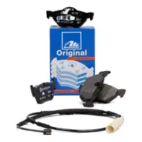 ATE Original Bremsbel&auml;ge + Warnkontaktsensor f&uuml;r BMW 1er E81-88 3er E90-93 03.2010 hinten