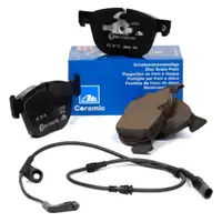 ATE Ceramic Bremsbel&auml;ge + Warnkontaktsensor f&uuml;r BMW X5 E70 30i 3.0d X6 E71 35i 35d vorne