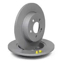 ATE Bremsscheiben + Bel&auml;ge + Wako f&uuml;r MERCEDES C-KLASSE W205 S205 ohne Sportpaket hinten