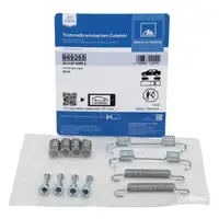 ATE 03.0137-9265.2 Zubeh&ouml;rsatz Bremsbacken f&uuml;r BMW 1er E81 E87 F20 F21 3er E46 E90 F30 4er