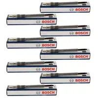 8x BOSCH GLP008 0250202142 Gl&uuml;hkerze f&uuml;r MERCEDES W211 W463 W163 W220 OM628 0011594801