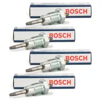 4x BOSCH 0250201044 GLP104 Glühkerze für MERCEDES/8 W115 W123 W460 Ponton T1 T2/L