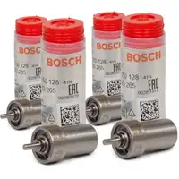 4x BOSCH 0434250128 Einspritzd&uuml;se Zapfend&uuml;se f&uuml;r MERCEDES-BENZ OM601 DIESEL 0010174912