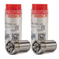 2x BOSCH 0434250009 Einspritzd&uuml;se Zapfend&uuml;se f&uuml;r MERCEDES-BENZ W100 180D 44PS