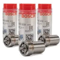 3x BOSCH 0434250009 Fuel Injector Nozzle for MERCEDES-BENZ W100 180D 44HP