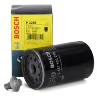 BOSCH 0451103259 &Ouml;lfilter + Schraube f&uuml;r FORD Fiesta 4 5 Focus 1 Ka Mondeo 1 2 1119421