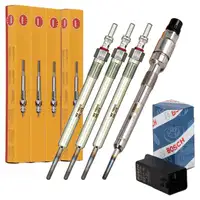 BOSCH Steuerger&auml;t Gl&uuml;hzeit + 4x NGK Gl&uuml;hkerze f&uuml;r AUDI A4 B9 A5 F5 A6 C8 4K 2.0/35/40 TDI