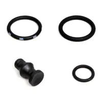 4x BOSCH Dichtungssatz Einspritzd&uuml;se + 8x ORIGINAL WHT003179 Schrauben f&uuml;r VW 2.0 TDI