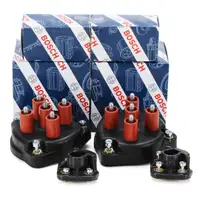 2x BOSCH Verteilerkappe + Verteilerfinger f&uuml;r MERCEDES W124 W140 R129 400-60AMG V8 M119