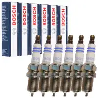 6x BOSCH FR7KPP33U+ 0242236544 Z&uuml;ndkerze f&uuml;r NISSAN Skyline GT-R R33 R34 RB25