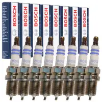 8x BOSCH FR7KPP33U+ 0242236544 Z&uuml;ndkerze f&uuml;r LAND ROVER Range Rover Sport L320 V8