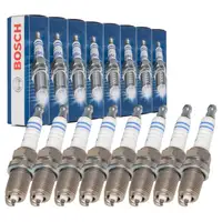 8x BOSCH 0242240593 FR6DC+ Z&uuml;ndkerze f&uuml;r AUDI S4 B7 S5 8T 8F A6 C5 C6 A8 3.7 4.2 Touareg