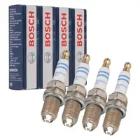4x BOSCH 0242235715 FGR7KQE0 Z&uuml;ndkerze f&uuml;r BMW 1er E81 E87 116i 3er E90 316i N45 B16 115