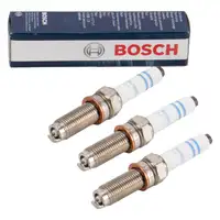 3x BOSCH YA5NII3320 Z&uuml;ndkerze f&uuml;r VW Golf 8 Polo 6 A1 A3 Ibiza Leon Octavia Scala 1.0 TSI