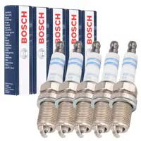 5x BOSCH 0242240653 FR6KI332S Z&uuml;ndkerze f&uuml;r VW California Transporter T4 2.5 115 PS