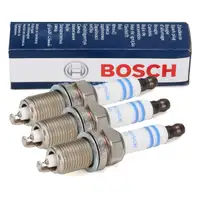 3x BOSCH 0242240654 FR6LI332S Z&uuml;ndkerze f&uuml;r VW Polo 9N 6R 6C Fox Ibiza 3 4 Fabia 1 2 1.2